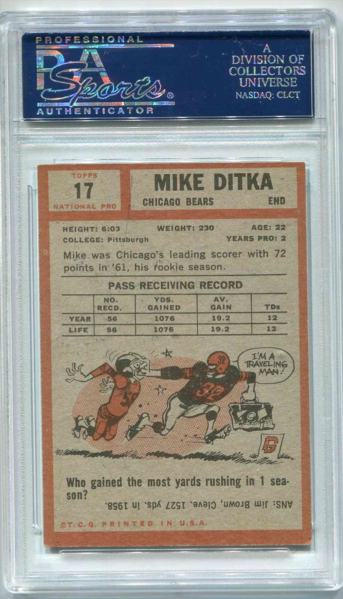 : 1968 Topps # 162 Mike Ditka Philadelphia Eagles (Football Card)  NM/MT Eagles Pittsburgh : Collectibles & Fine Art