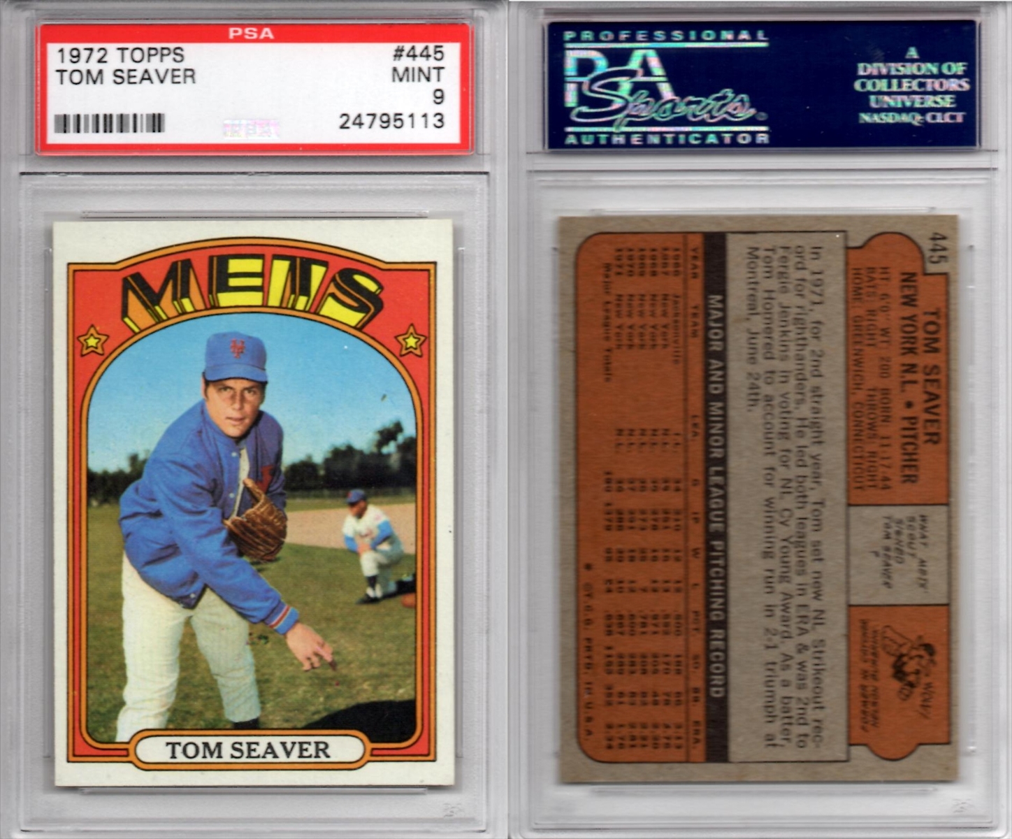 1972 Topps Tom Seaver