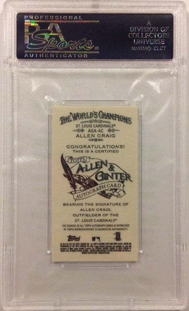 Baseball - Allen Craig Master Set: JT Dunn Collection Set Image Gallery