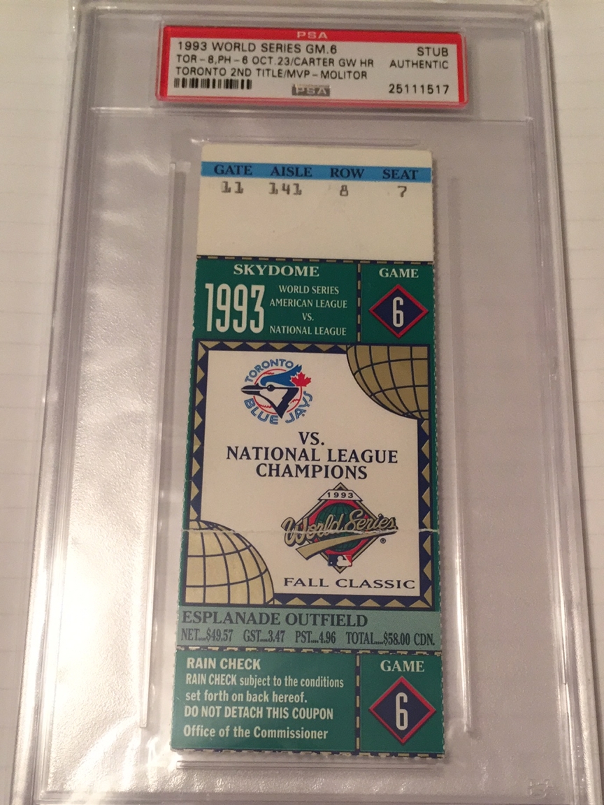 Tickets - World Series Basic Set (1903-Present): angrytrackman2