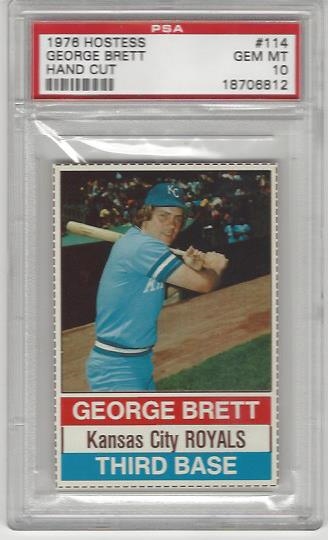 Vintage George Brett KC Royals Postcard - MLB World Series Champ