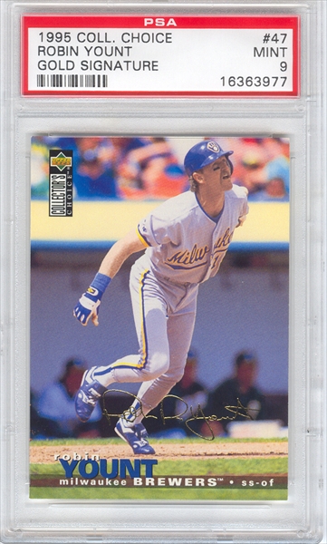 PSA Set Registry Showcase: Robin Yount --- Post Career (2002)