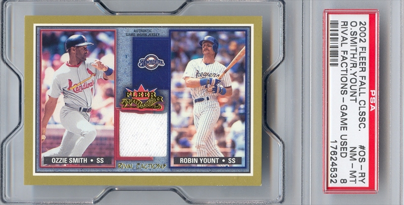 Robin Yount 2002 Topps Game-Worn Jersey Card