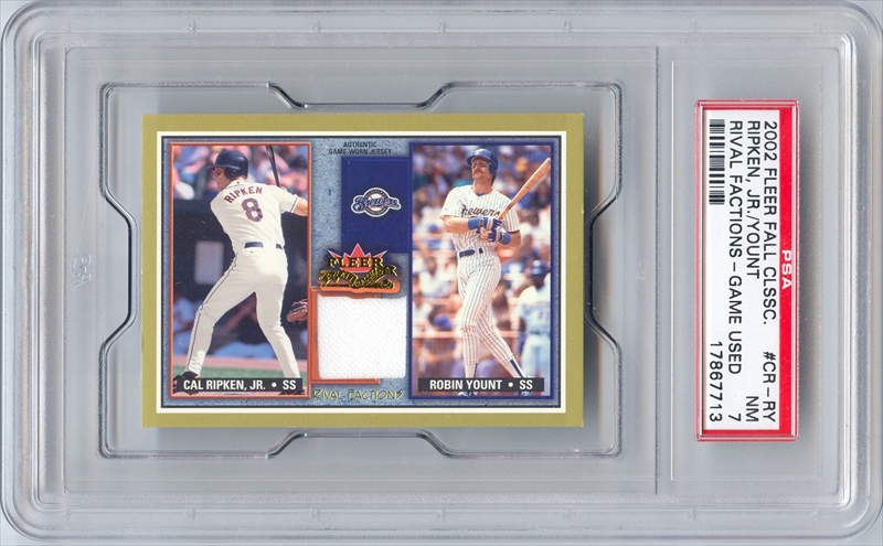 Robin Yount 2002 Topps Game-Worn Jersey Card