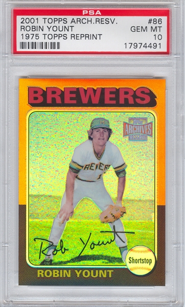 PSA Set Registry Showcase: Robin Yount --- Post Career (2002)