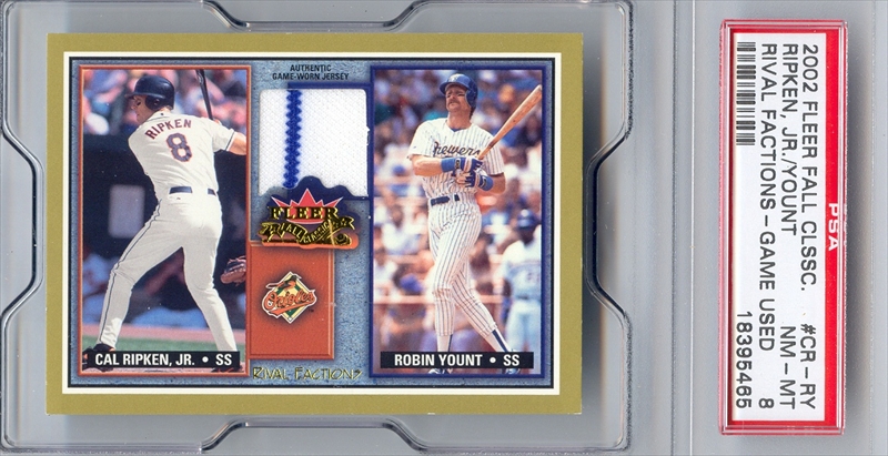 Robin Yount 2002 Topps Game-Worn Jersey Card