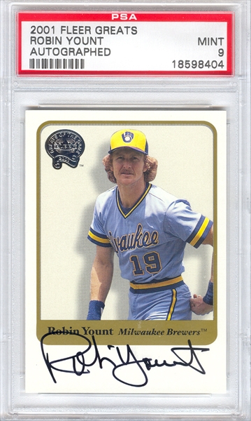 PSA Set Registry Showcase: Robin Yount --- Post Career (2002)