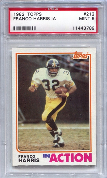 Football - 1982 Topps Pittsburgh Steelers: Jeff Barker Collection