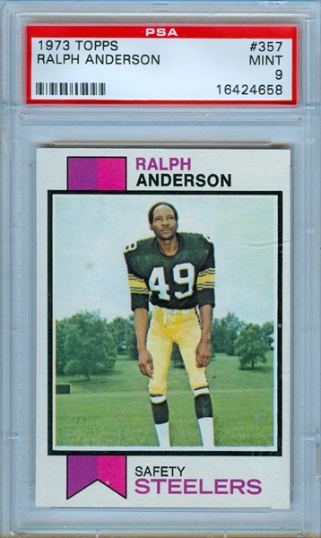 Football, 1973 Topps Pittsburgh Steelers Published Set: Jeff Barker  Collection