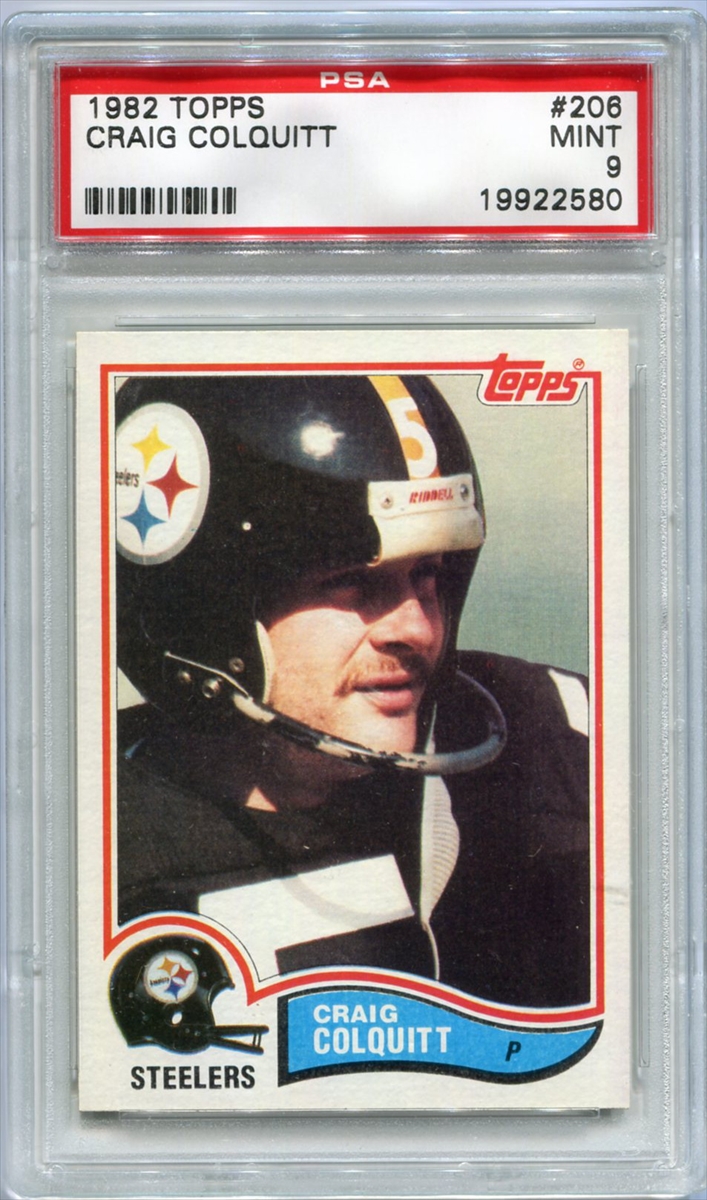 Football - 1982 Topps Pittsburgh Steelers: Jeff Barker Collection