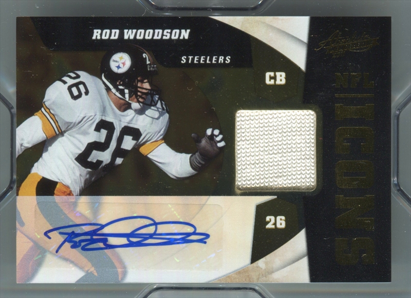 Rod Woodson Signed Autographed 1989 Score Rookie Card Steelers