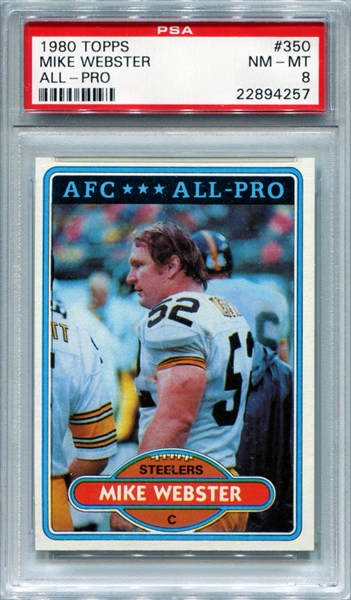 1983 Topps Mike Webster