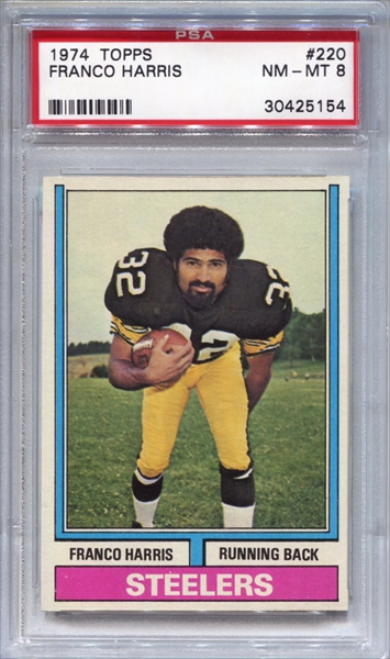 1974 Topps Pittsburgh Steelers Team Set 7.5 - NM+