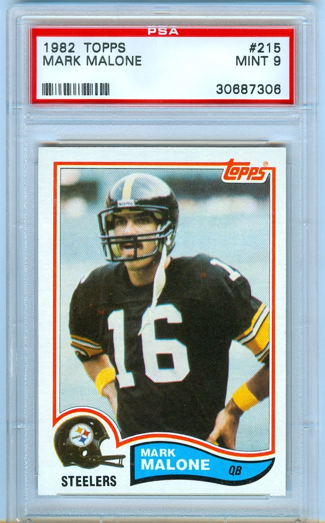 Football - 1982 Topps Pittsburgh Steelers: Jeff Barker Collection