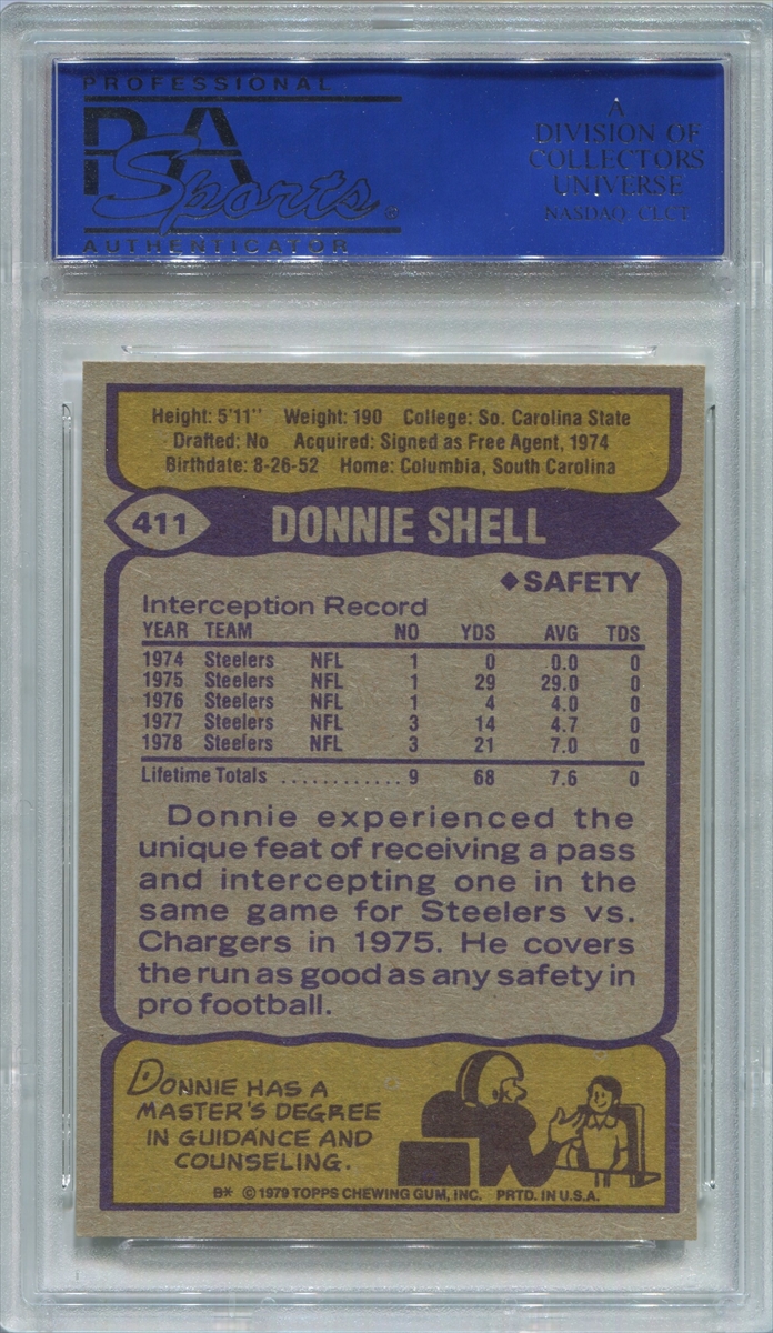 Football - Donnie Shell Master Set: Jeff Barker Collection Set