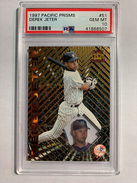 Derek Jeter Card 2005 Fleer National Pastime #33 PSA 10 –