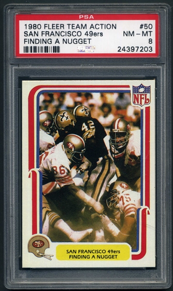 PSA Set Registry Showcase: San Francisco 49ers Fleer Team Action