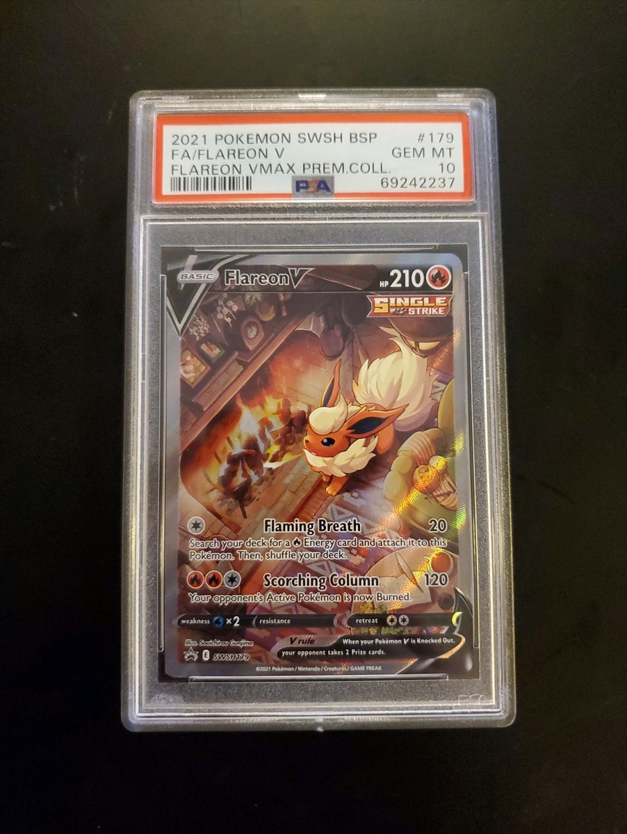 TCG - 2021 Pokemon SWSH Full Art Black Star Promo Flareon/Jolteon ...