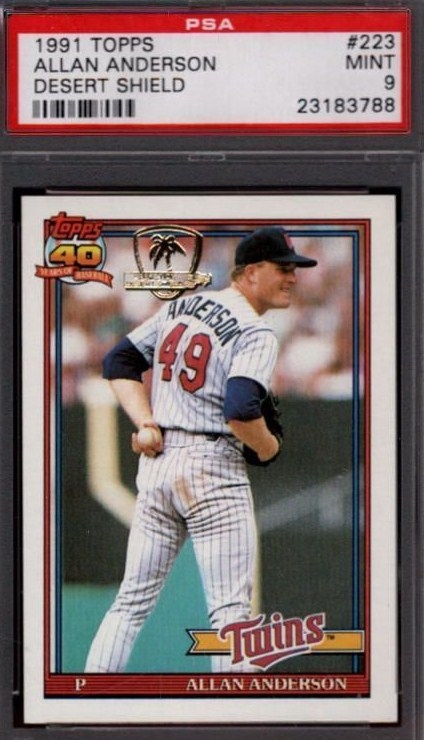 1991 Topps 40 Yrs. of Baseball Steve Avery # 227