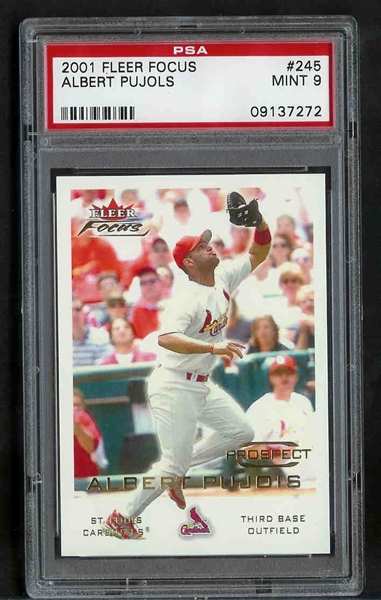 PSA Set Registry Showcase: Fandango's Albert Pujols Rookie Year