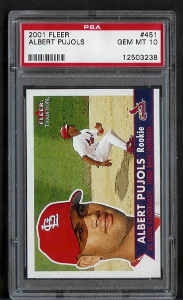 PSA Set Registry Showcase: Fandango's Albert Pujols Rookie Year