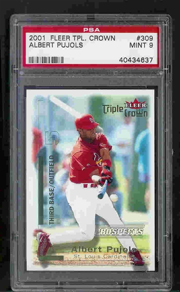 PSA Set Registry Showcase: Fandango's Albert Pujols Rookie Year