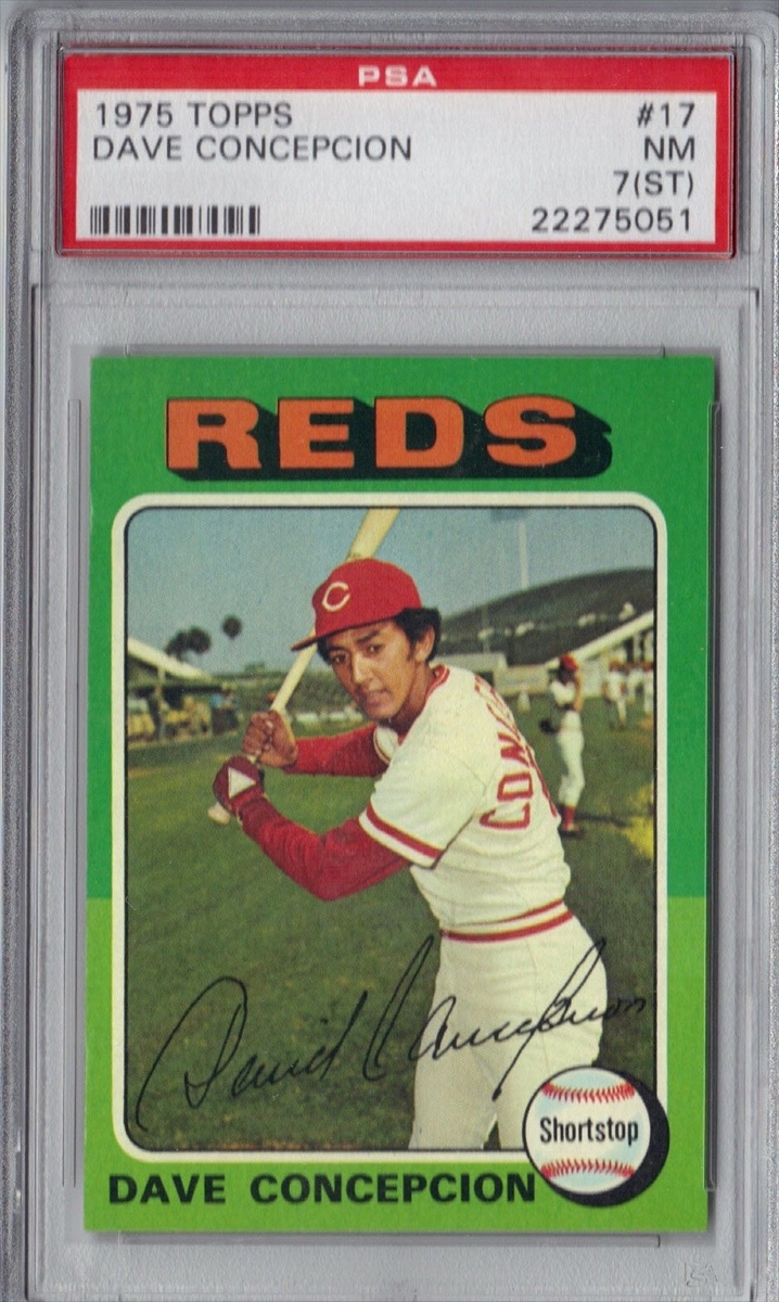 Dave Concepcion PSA DNA Signed 1985 Donruss Leaf Autograph