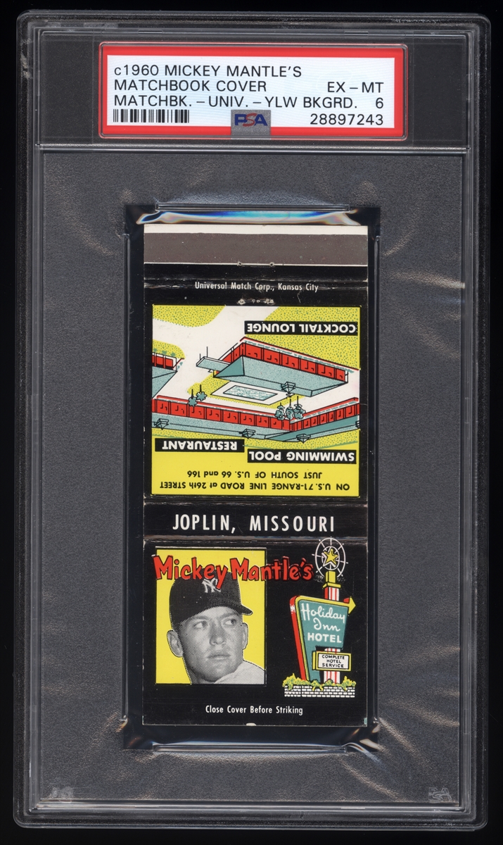 Psa Set Registry Showcase 1960 Mickey Mantle S Holiday Inn