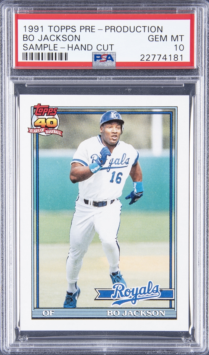 Baseball - Bo Jackson Master Topps Set: MadGenius Bo Jackson Master Topps  Set Image Gallery