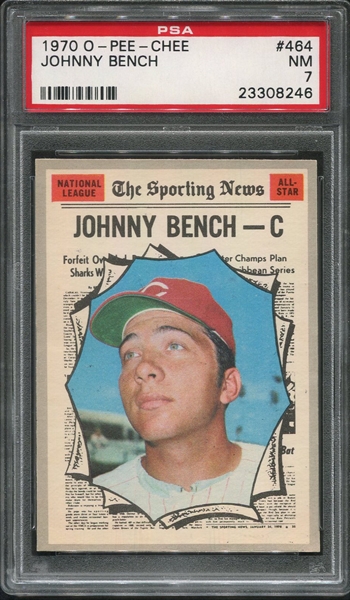 Baseball, Johnny Bench Master Set Published Set: JBrules