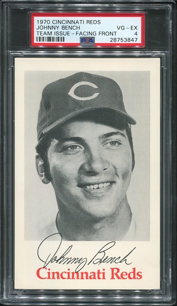 Johnny Bench Retro SuperCard Cincinnati Reds Premium Poster Print - –  Sports Poster Warehouse