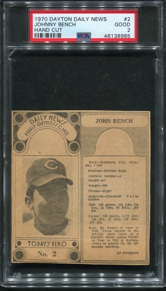 Baseball, Johnny Bench Master Set Published Set: JBrules