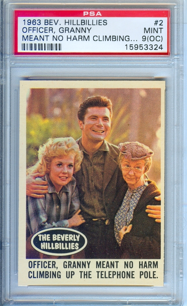 1963 Beverly Hillbillies TV Show Complete Vintage Trading Card Set 66 —