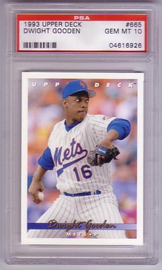 1993 Upper Deck #665 Dwight Gooden VG New York Mets - Under the Radar Sports