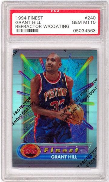 Topps Finest Refractor Grant Hill /289 2007-08 Topps Chrome