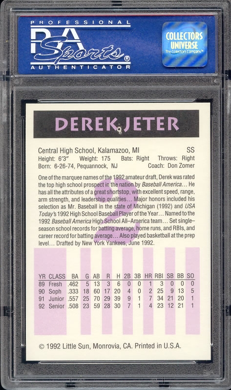 Rookies Showcase Image Gallery: Derek Jeter - Minor League, Major