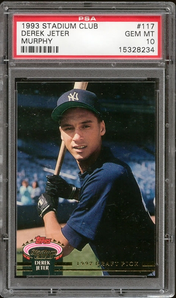 1992 Little Sun High School Prospects Derek Jeter (Autographed