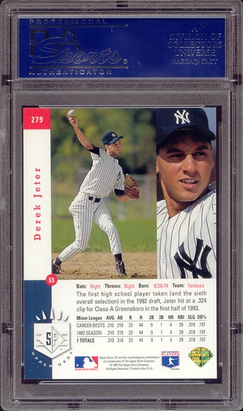 PSA Set Registry Showcase: Derek Jeter - Minor League, Major League,  Insert, Parallel, and Autograph Rookie Collection