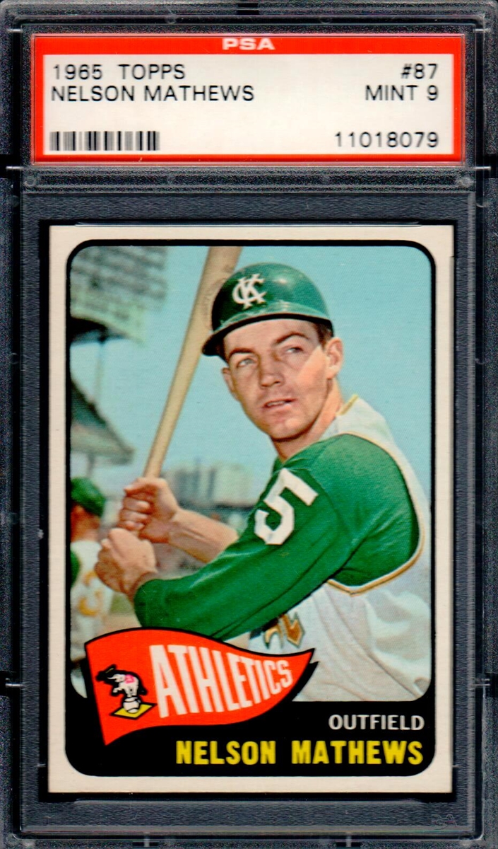 Wes Stock Kansas City Athletics A's ORIGINAL card 