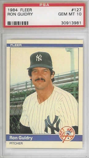 1985 Fleer Ron Guidry