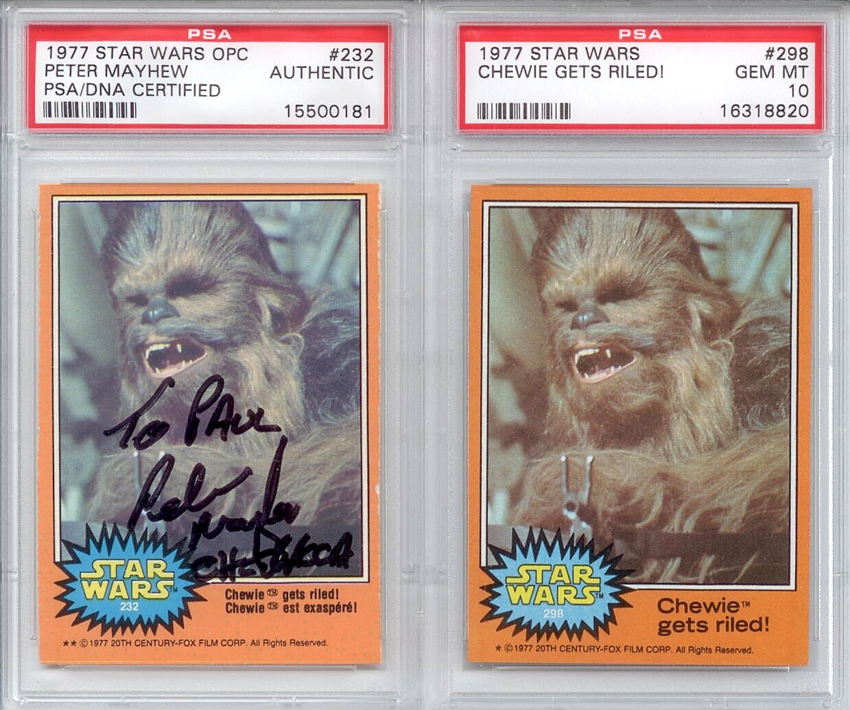 Vintage Star Wars Trading Cards 1977 - 1984