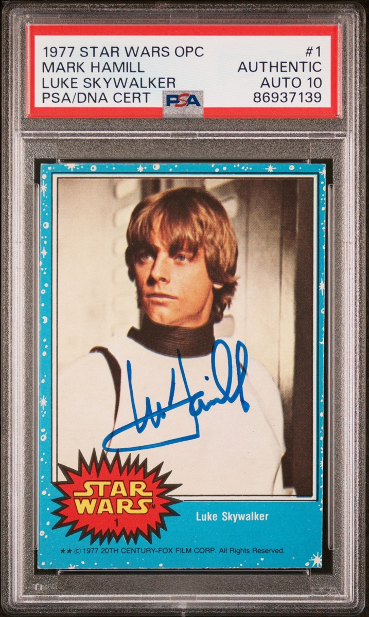 1977 star wars cards rare Topps '23 Topps Edition - All Graded in Gem Mint 10 Condition 1977 Darth Vader PSA 10