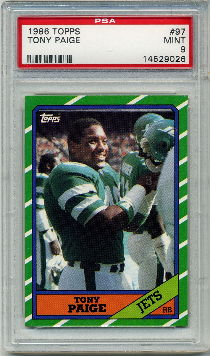 Football - 1986 Topps New York Jets: nathanwoods Set Image Gallery