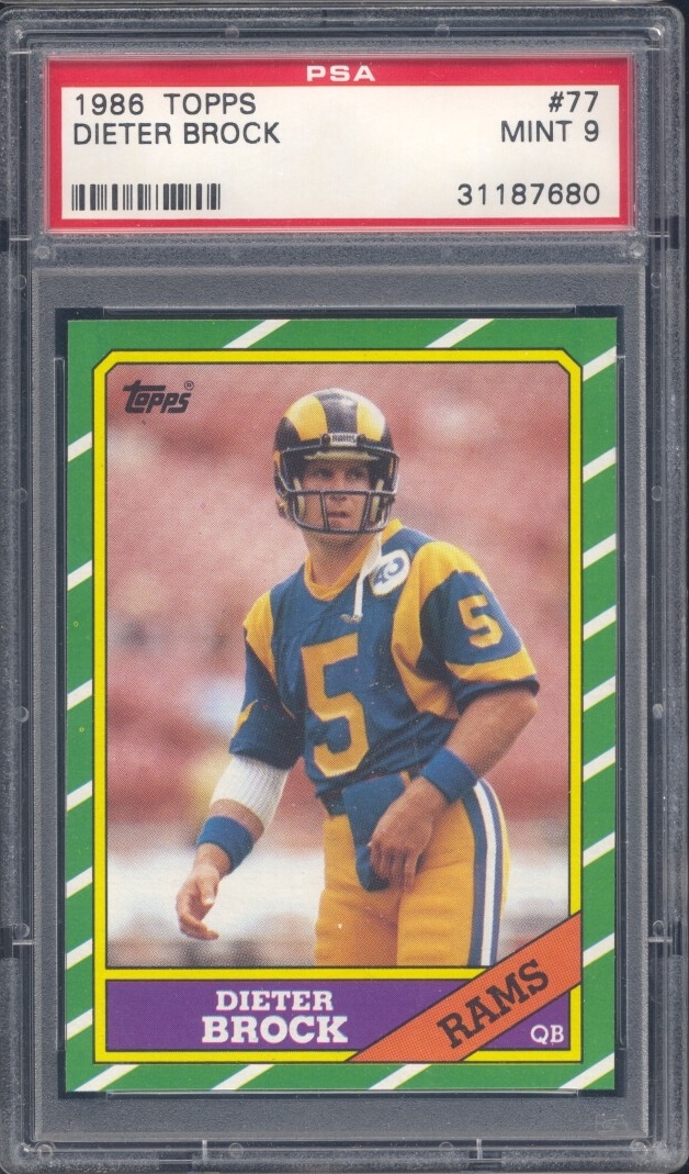 Football - 1986 Topps Los Angeles Rams: nathanwoods Set Image Gallery