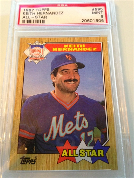 1987 Topps 595 Keith Hernandez AS (Baseball Cards) New York Mets