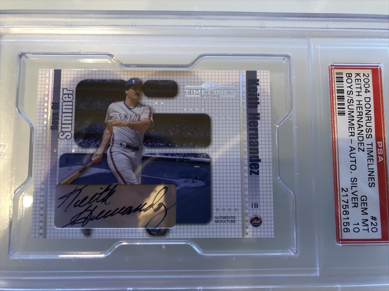 PSA Set Registry Showcase: Keith Hernandez PSA-Graded Autographs