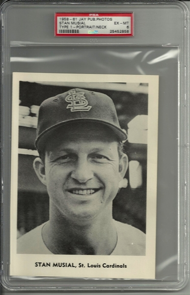 1963 Exhibit Stat Back Stan Musial PSA Mint 9 - Pop One, None, Lot #81074