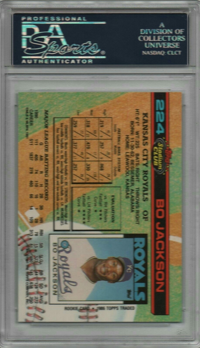 Misc Sports - Bo Jackson Master Set - Baseball & Football: Bo Knows Master  Set Image Gallery