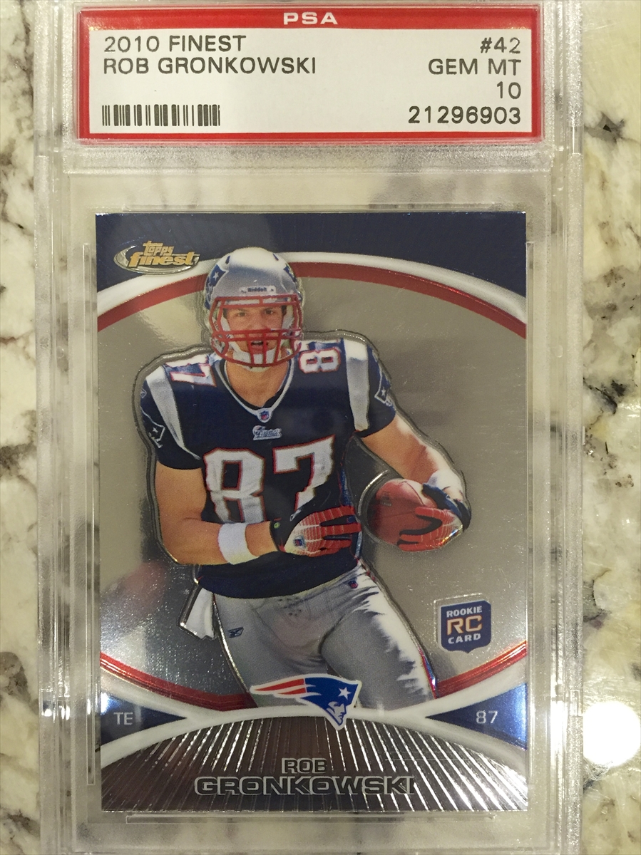 : Graded 2010 Topps Platinum Rob Gronkowski #122 Rookie RC  Football Card PSA 10 Gem Mint : Collectibles & Fine Art