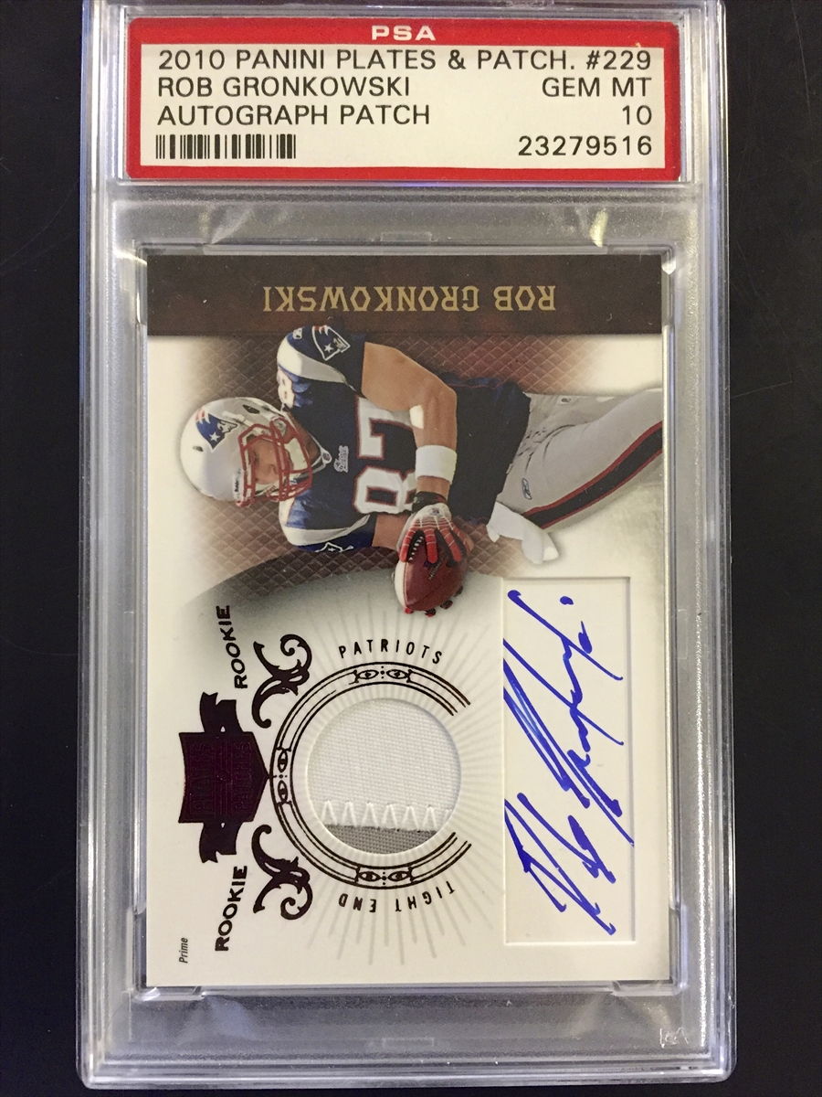 2021 Rob Gronkowski Panini Illusions BLACK ILLUSIONISTS 06/50 PSA 9 #I